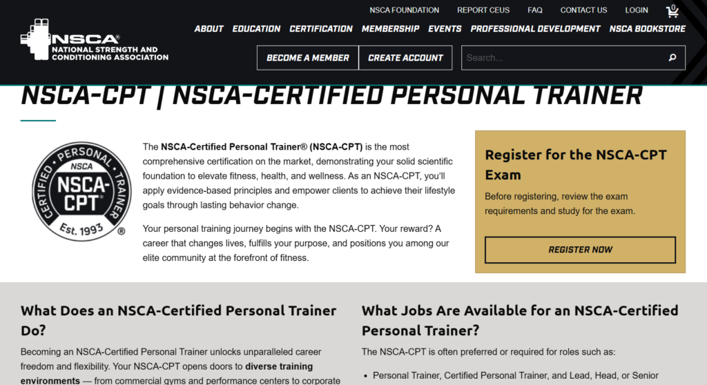 NSCA CPT