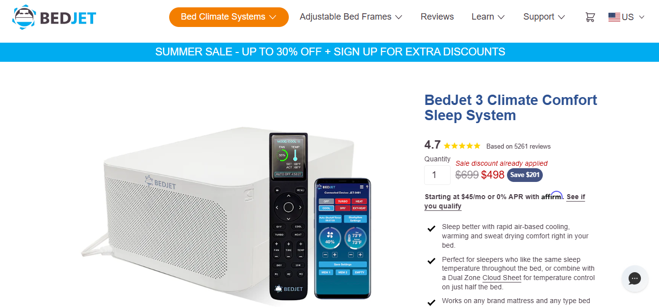 BedJet 3: The Targeted Airflow Alternative